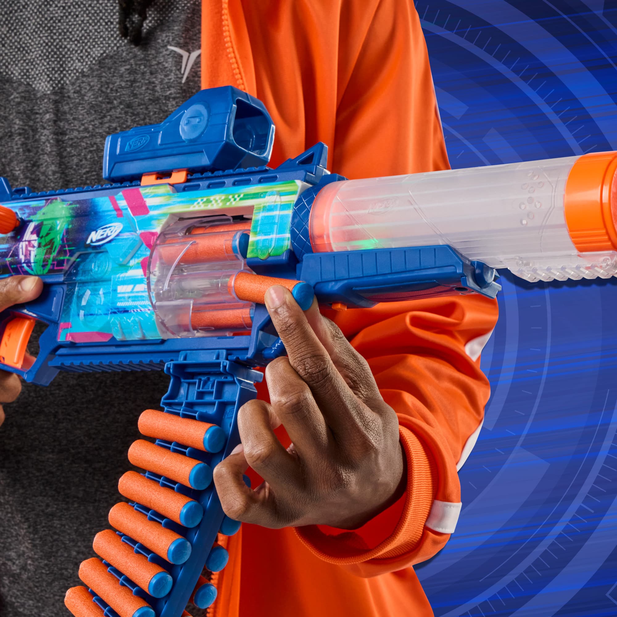 Produktbild Hasbro - Nerf N Series Loadout Cyberlight Ghost Blaster und N1 Darts 5 von 18