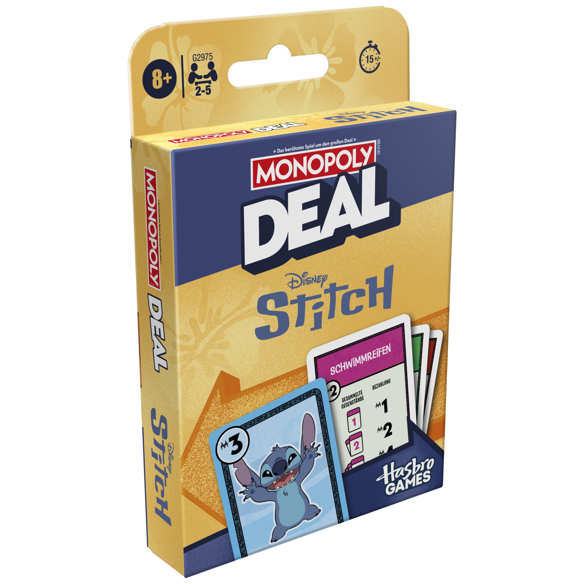 Hasbro - Monopoly Deal – Disney Stitch Edition