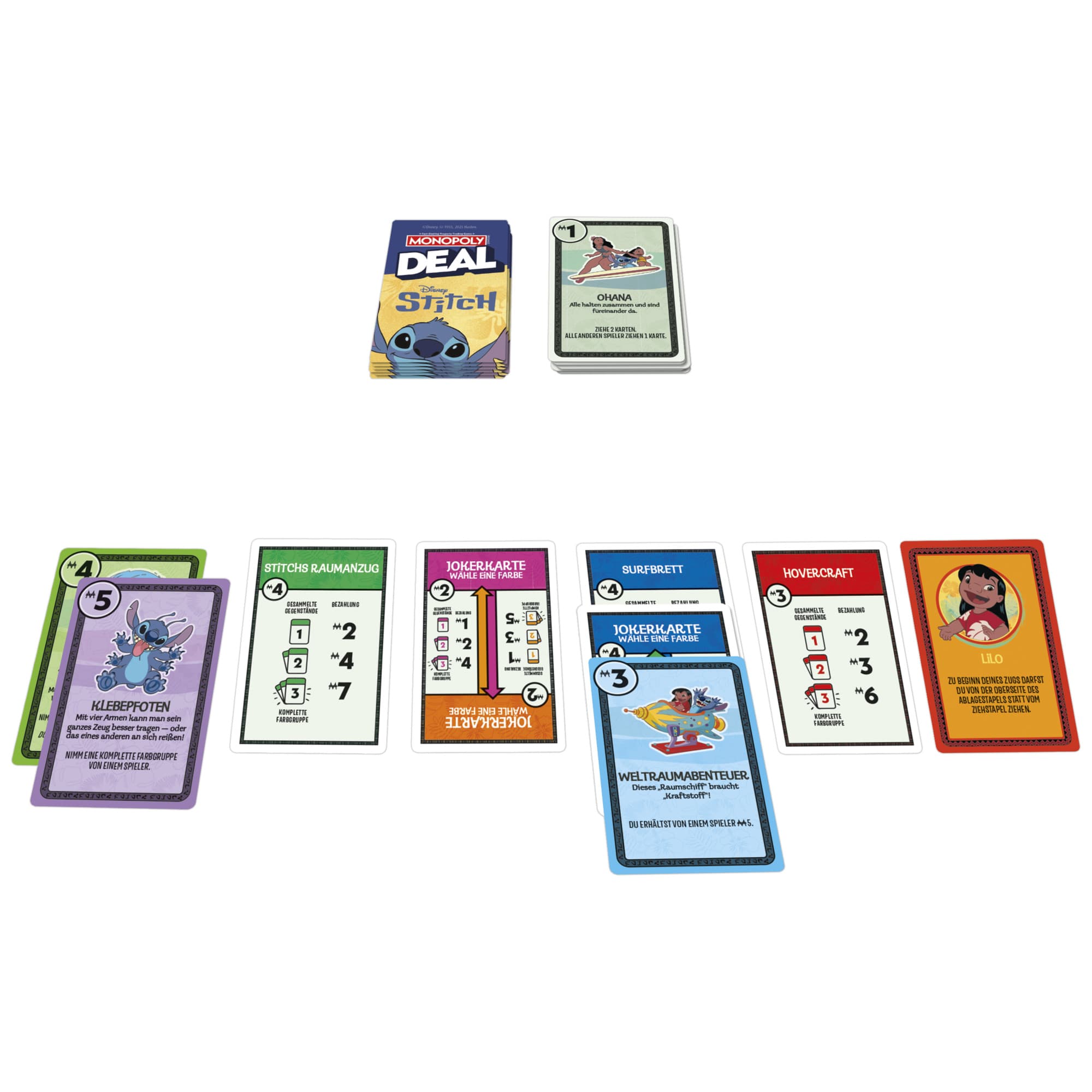 Produktbild Hasbro - Monopoly Deal – Disney Stitch Edition 3 von 7