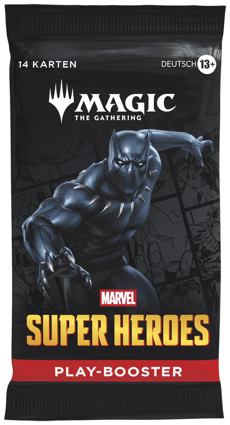 Magic: The Gathering Marvel Super Heroes Play-Booster, 14 Karten, Deutsch