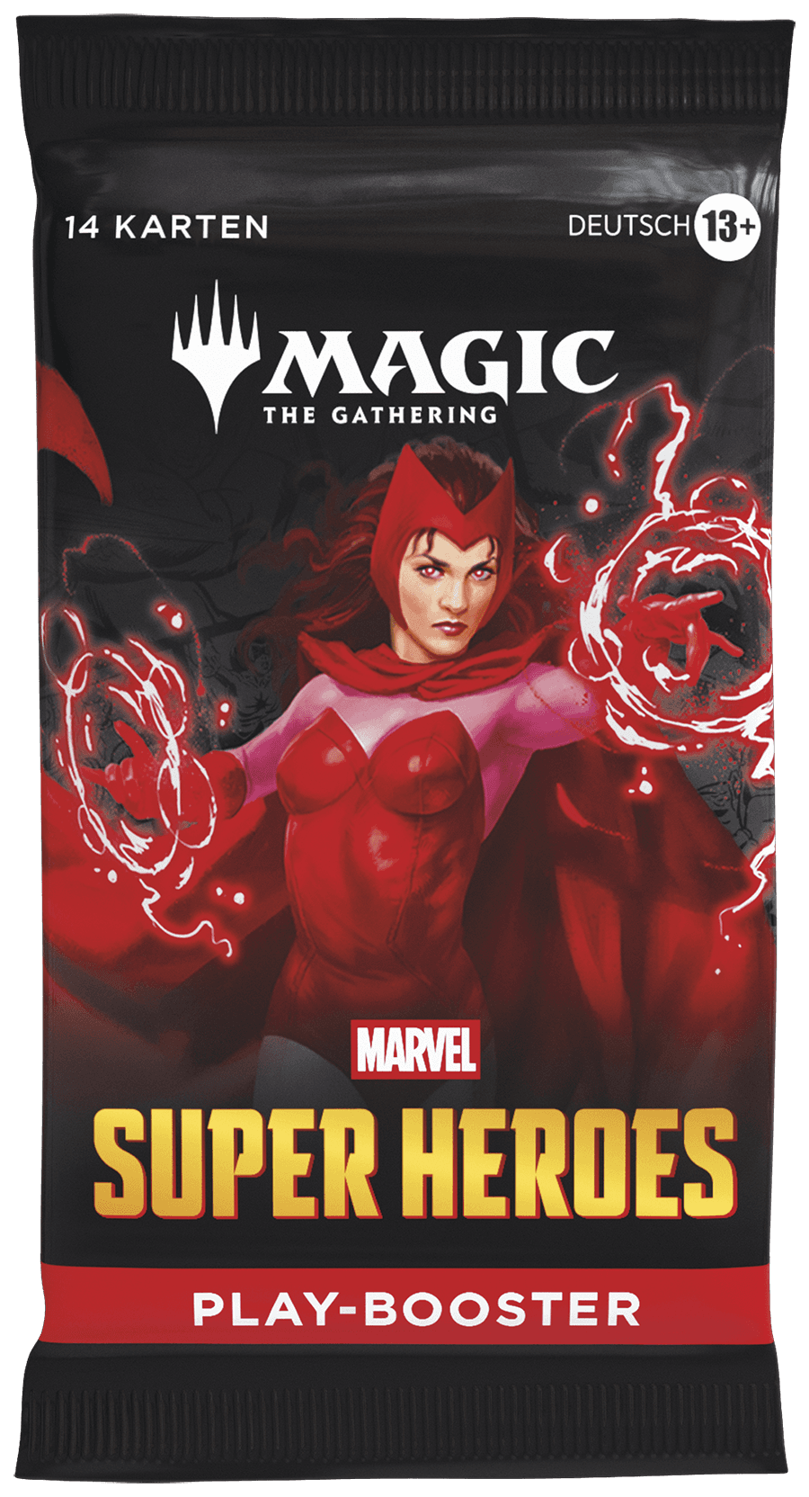 Magic: The Gathering Marvel Super Heroes Play-Booster, 14 Karten, Deutsch
