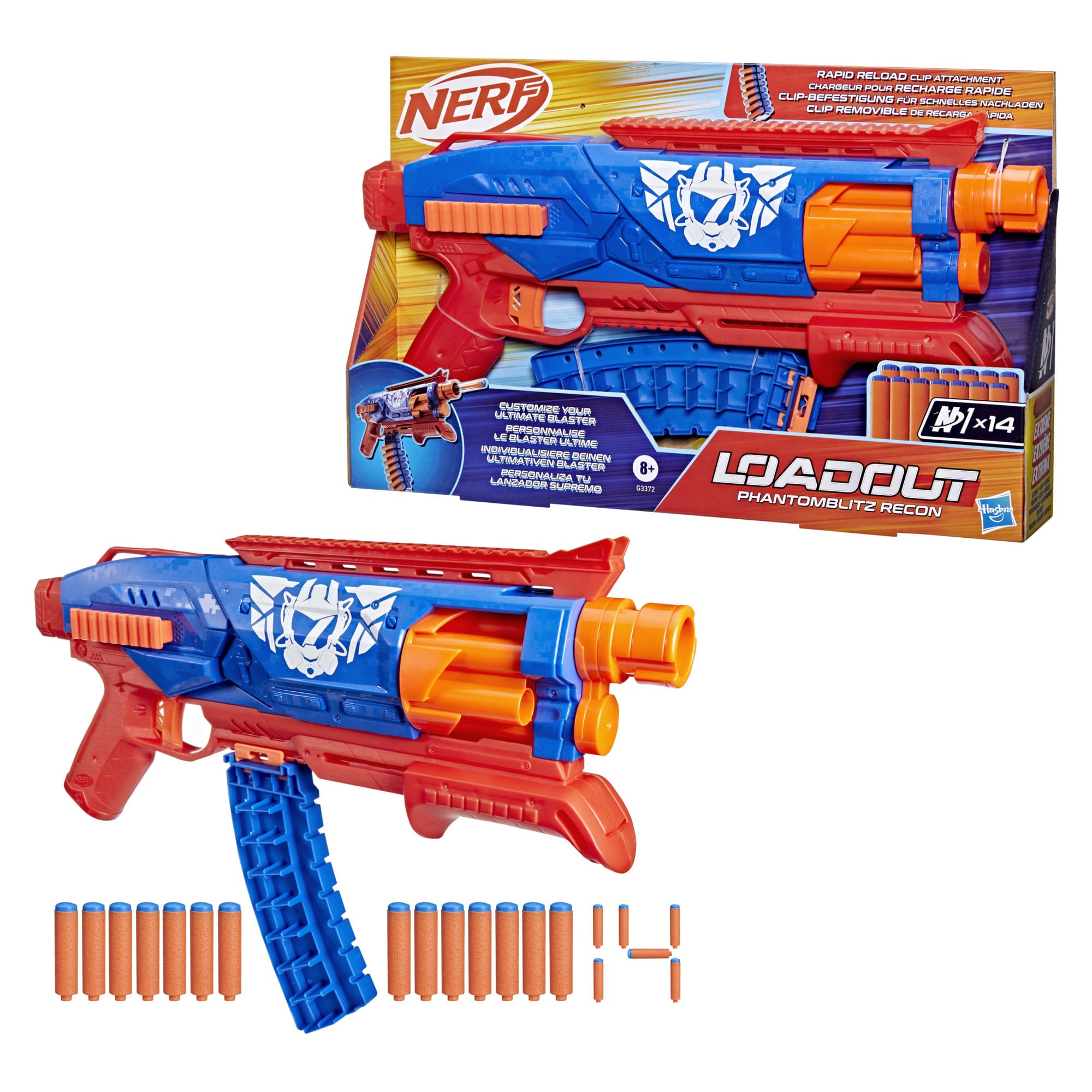 Hasbro - Nerf N Series Loadout PHANTOMBLITZ RECON und N1 Darts
