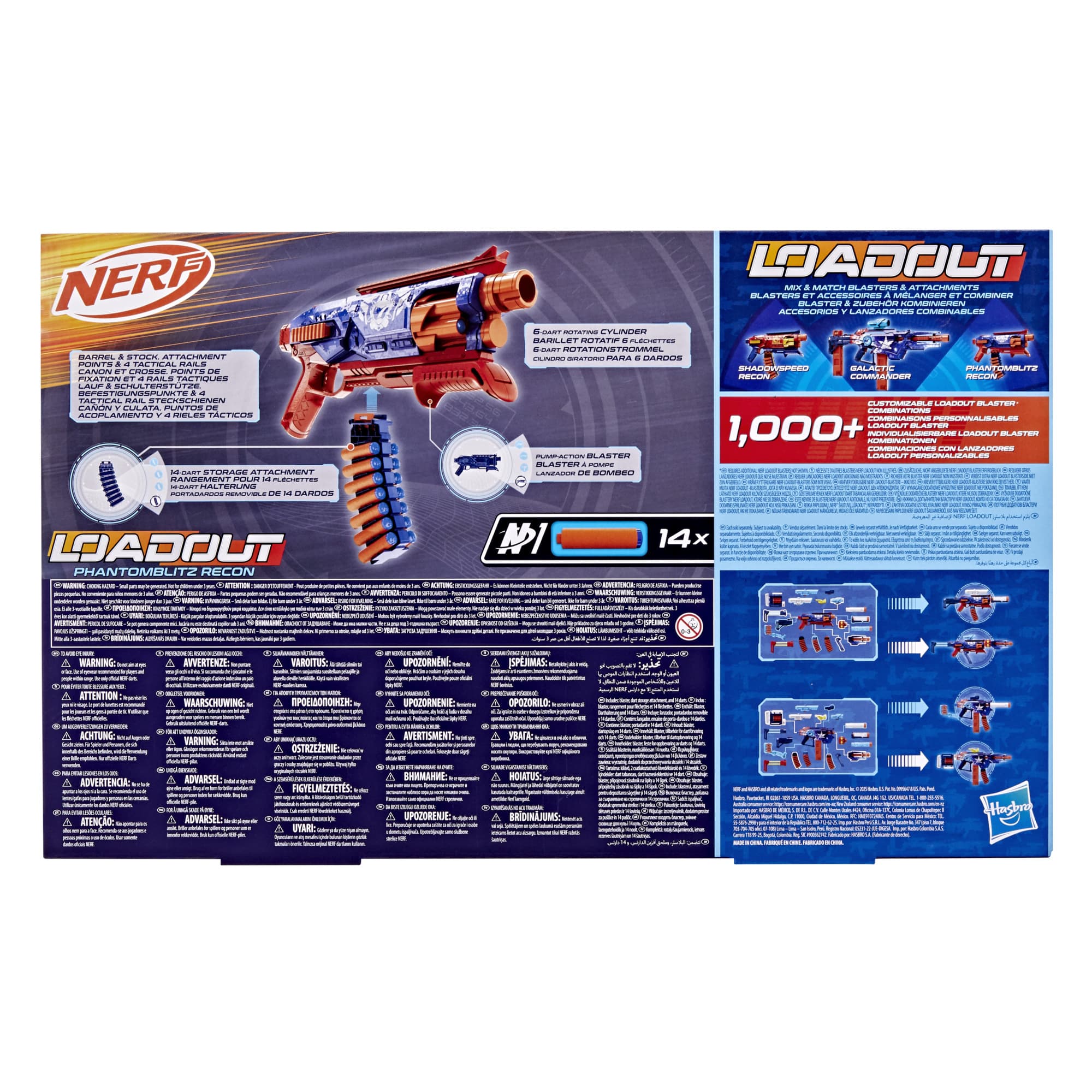 Produktbild Hasbro - Nerf N Series Loadout PHANTOMBLITZ RECON und N1 Darts 2 von 6