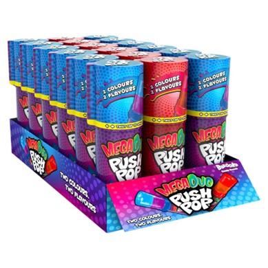 Bazooka Candy Brands Mega Duo Push Pop