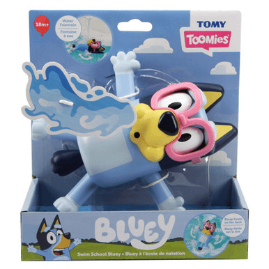 Toomies Bluey Swim School Badespielzeug mit Wasserfontäne