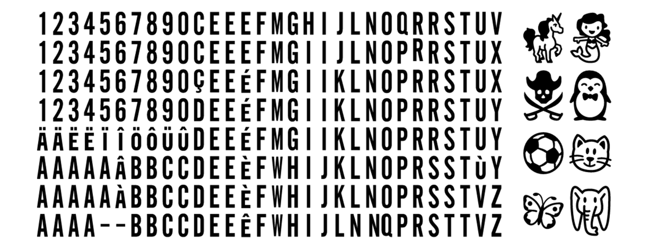 Produktbild AVERY Zweckform Textilstempel Kleinformat 4 von 4