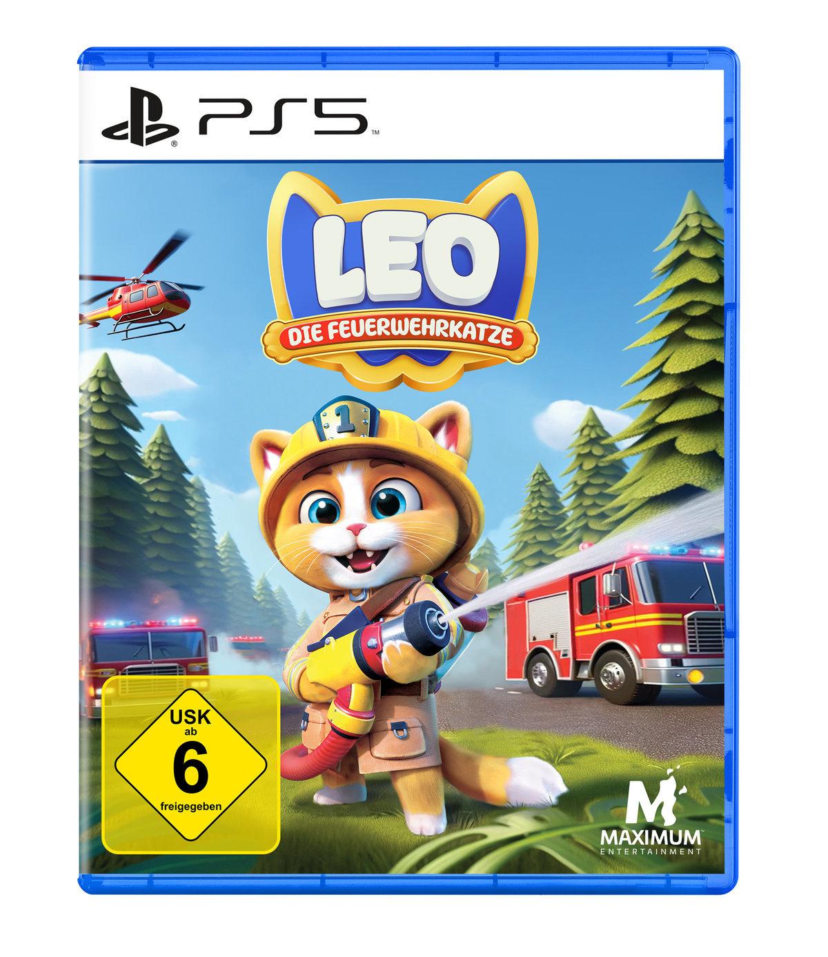 Leo die Feuerwehrkatze