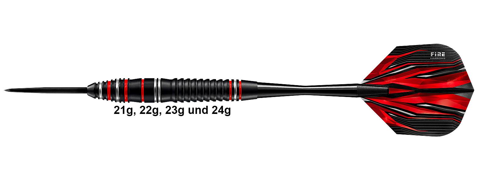 Harrows 731623 Steeldart Fire High Grade Alloy 23g