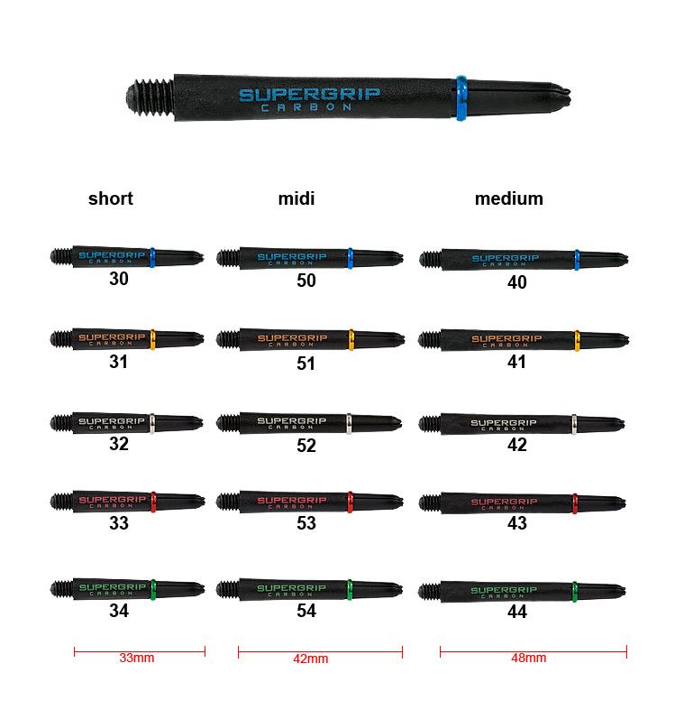 Harrows 905250 Shaft Supergrip Carbon midi Nr. 50