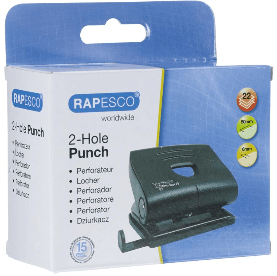 Produktbild RAPESCO Locher 820-P schwarz 2 von 2