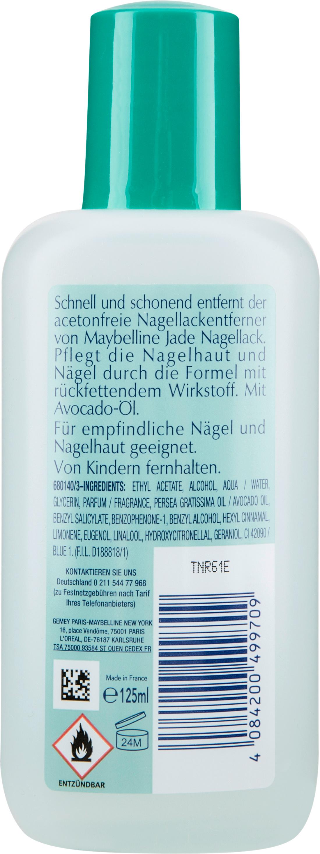 Produktbild MAYBELLINE NEW YORK Nagellackentferner Express Acetonfrei 2 von 2