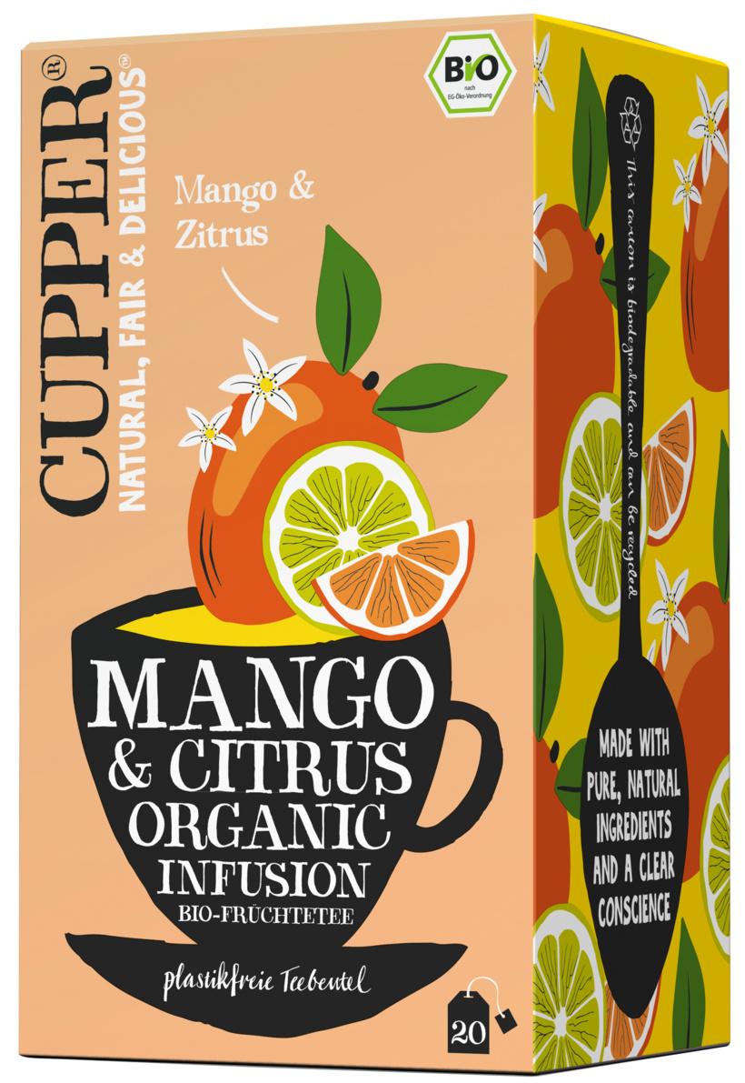 CUPPER Bio Früchtetee Mango&Citrus Organic Infusion