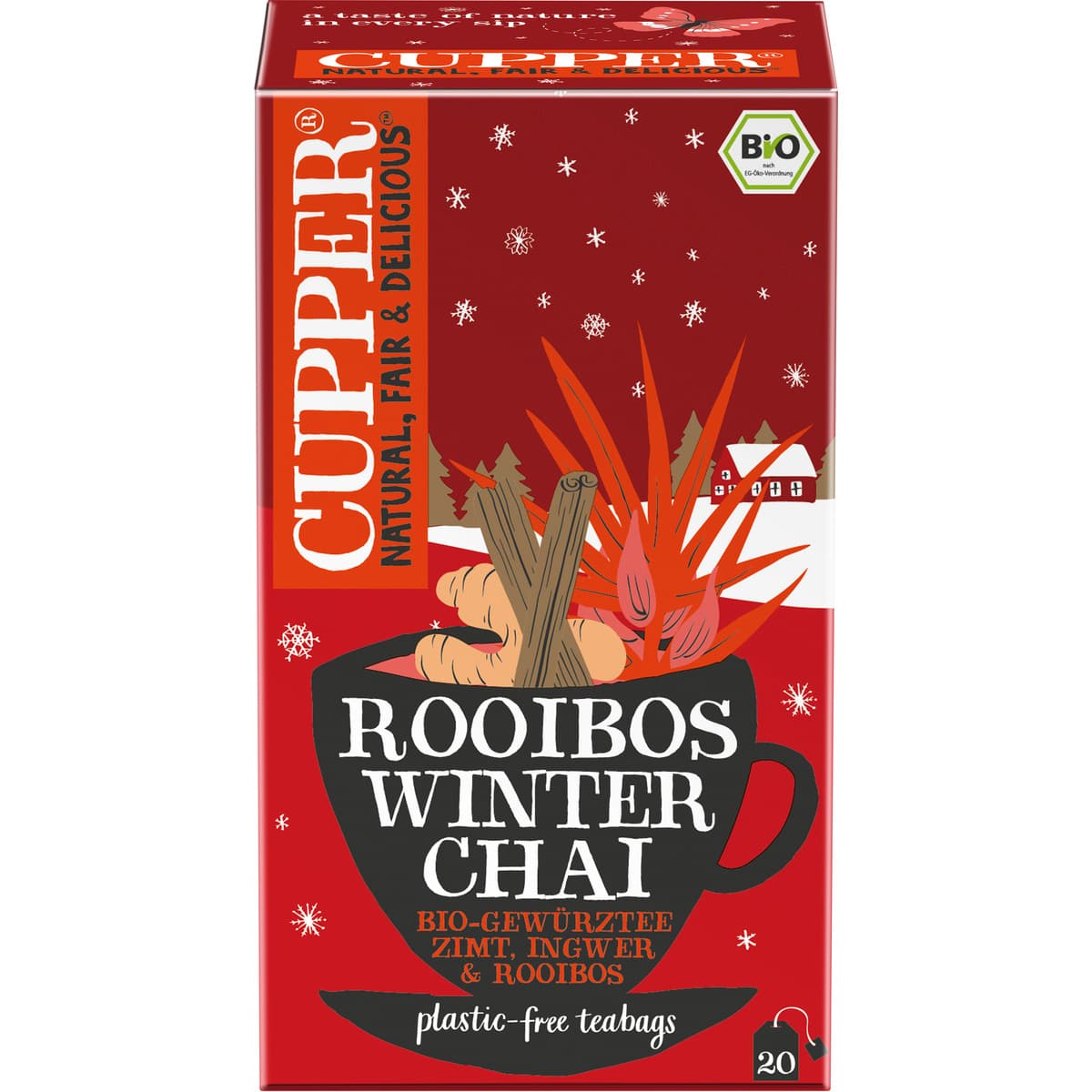 CUPPER Bio Gewürztee Rooibos Winter Chai