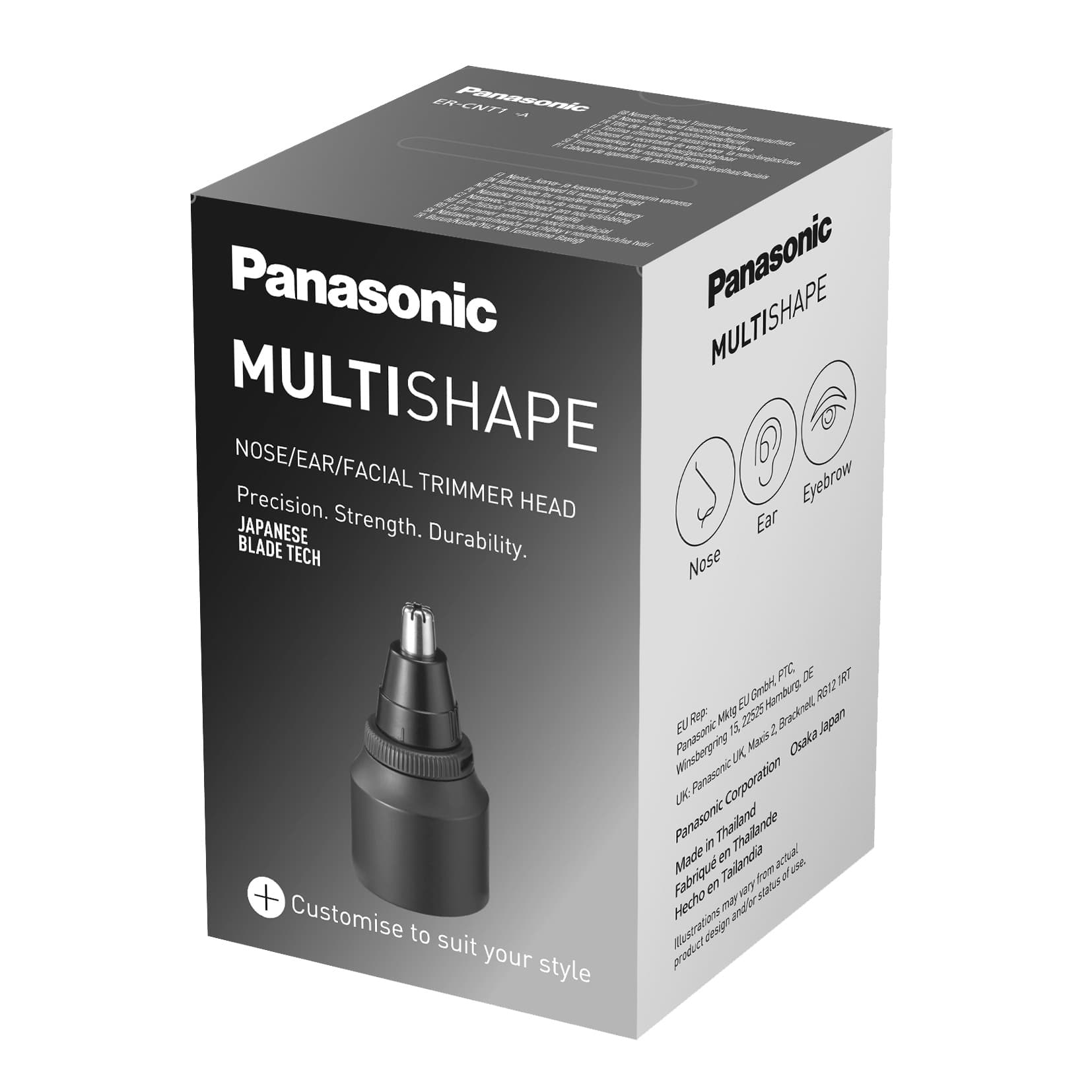 Panasonic ER-CNT1-A301 Multishape Trimmer-Aufsatz für Nasen-/Ohr-/Gesichtshaare