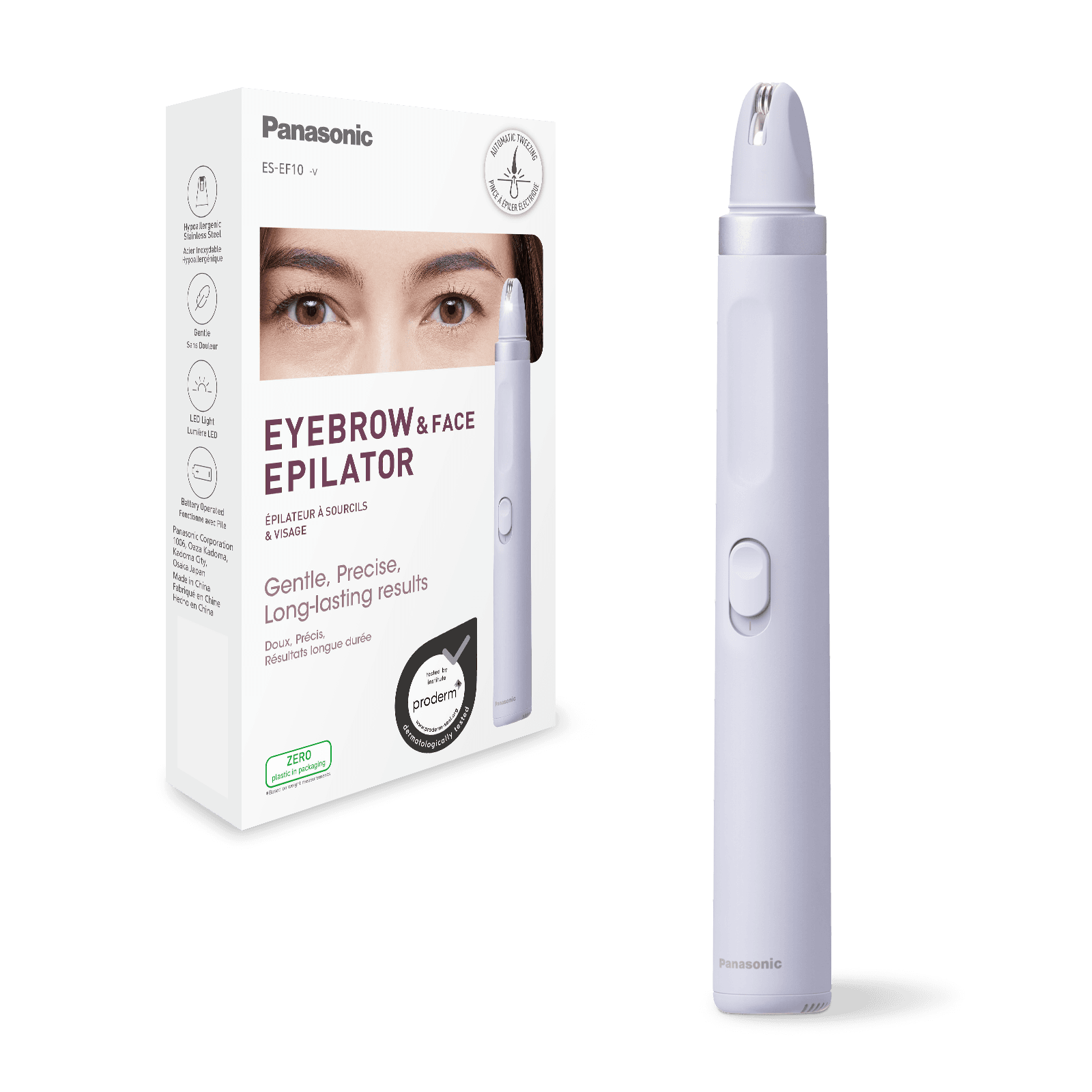 Panasonic Augenbrauen- & Gesichtsepilierer ES-EF10