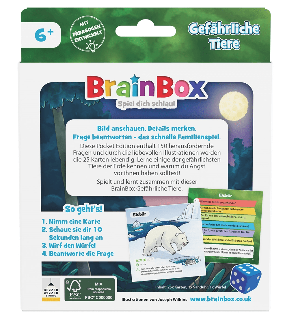 Produktbild BrainBox Pocket - Gefährliche Tiere (MQ10) (d) 3 von 3