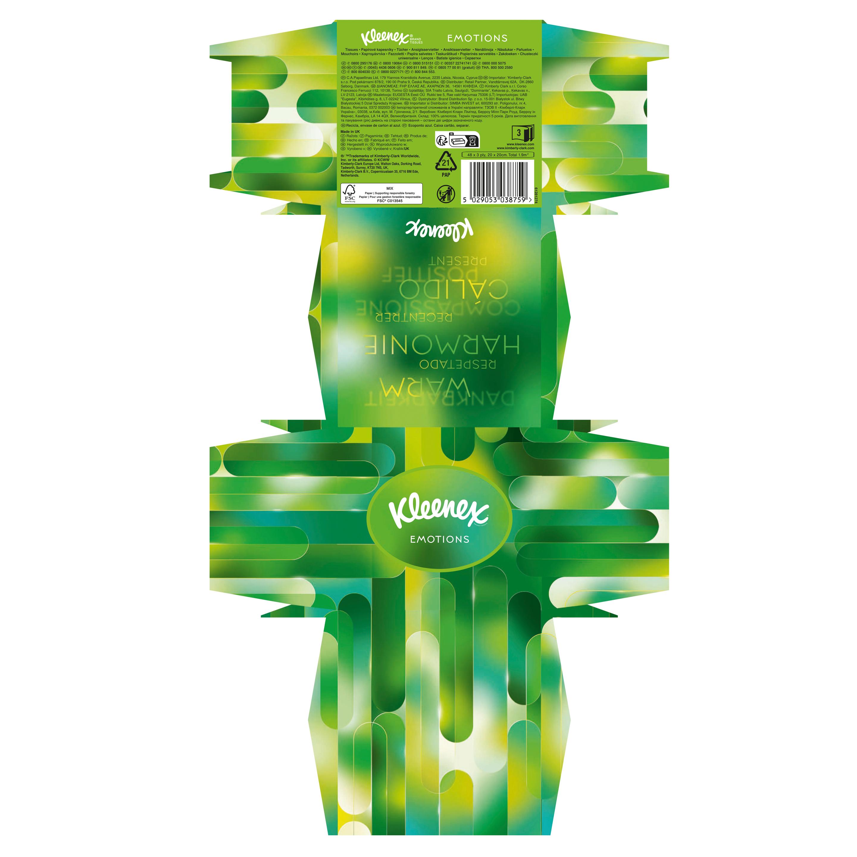 Produktbild Kleenex Kosmetiktücher Collection Würfelbox à 48 Tücher 5 von 11