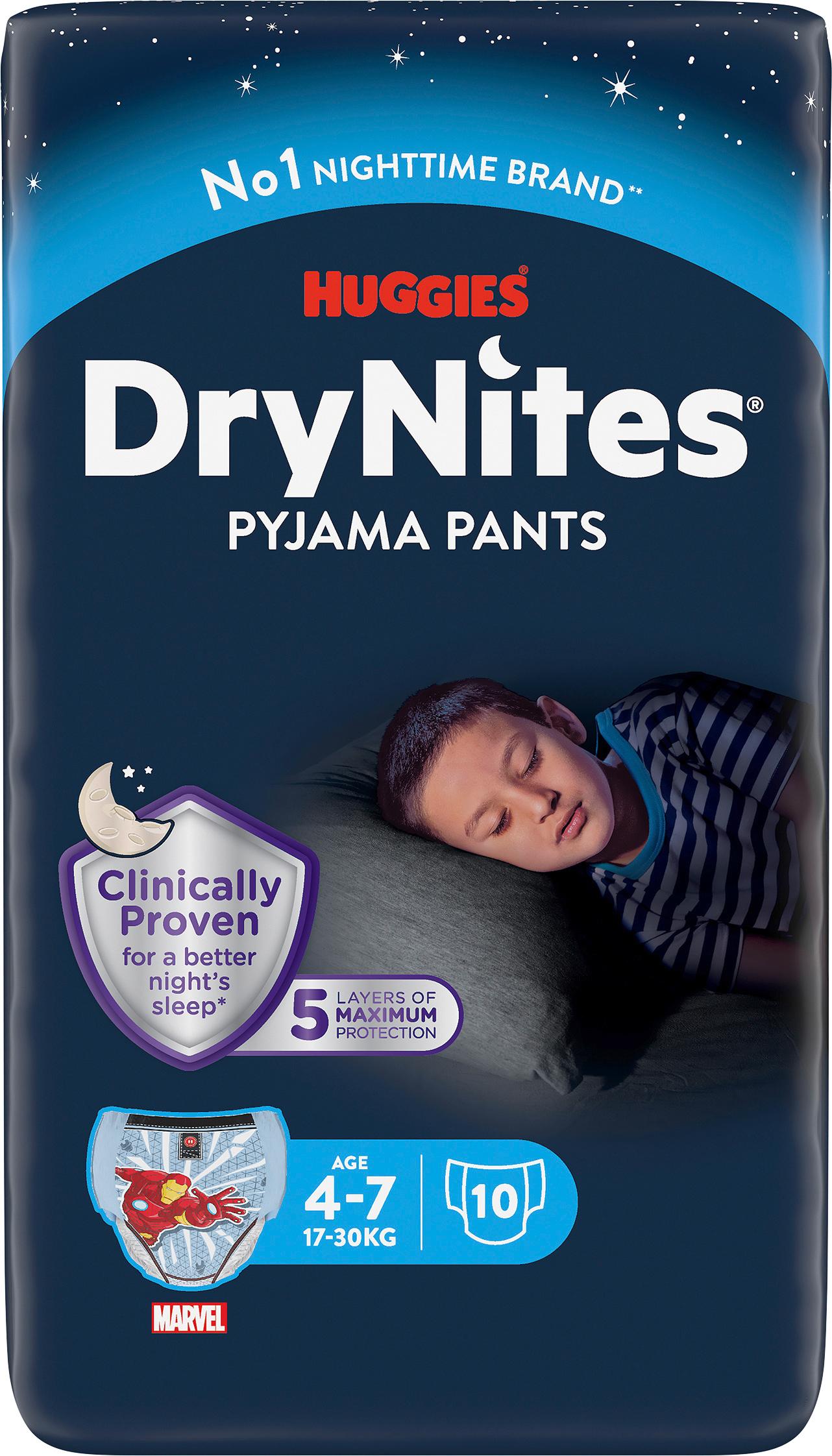 Huggies DryNites Boy 4-7 yrs.