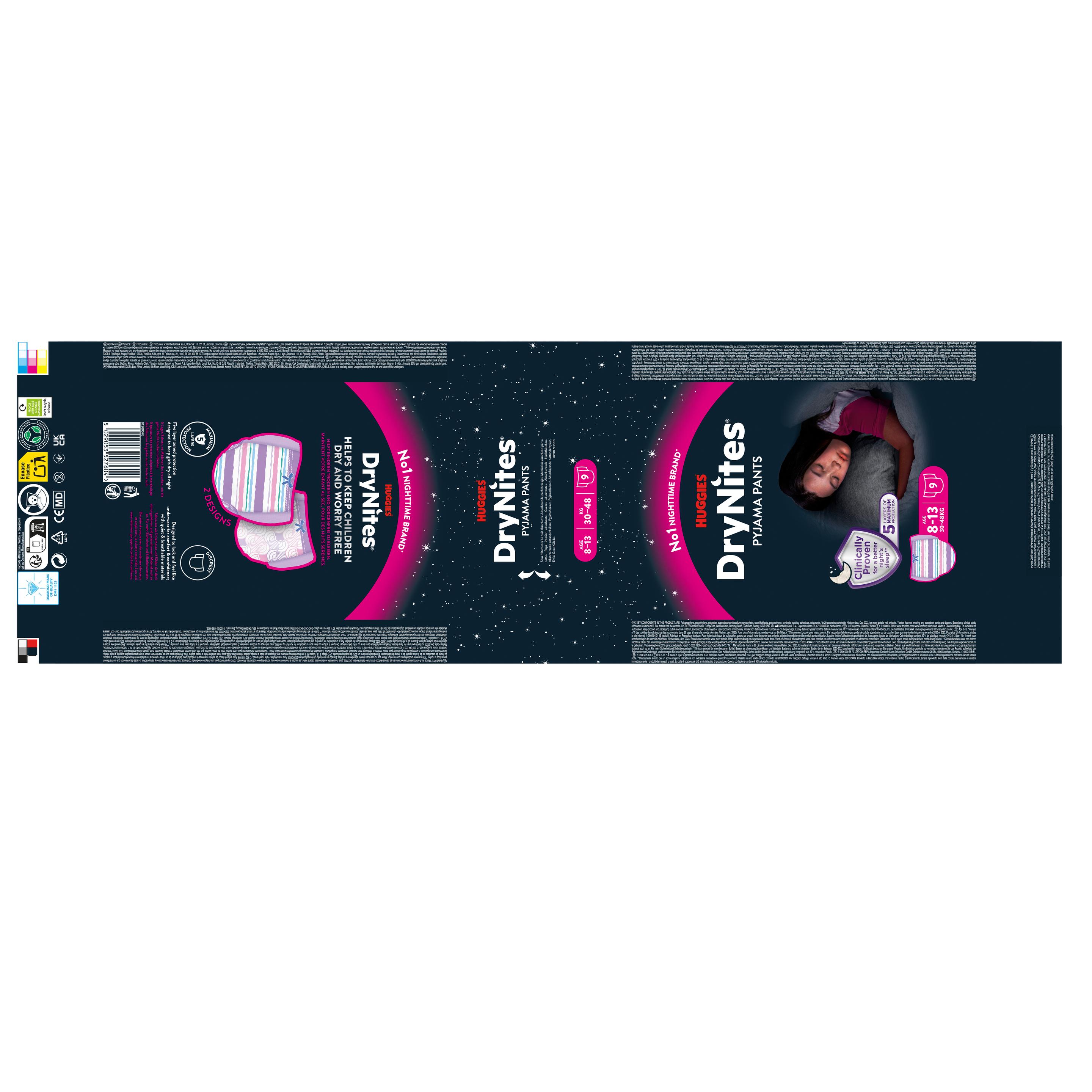 Produktbild Huggies DryNites Girl 8-13 yrs. 10 von 15