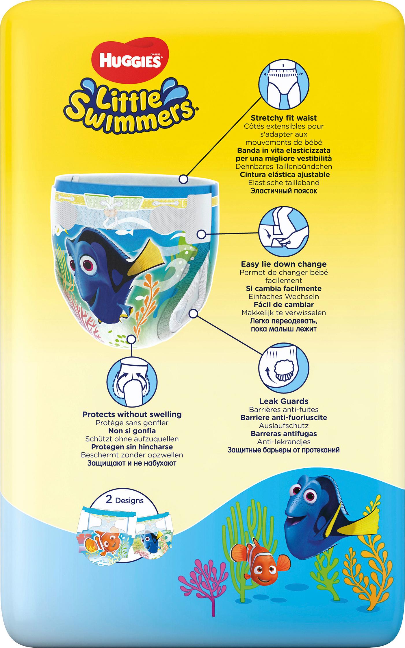 Produktbild Huggies Schwimmwindeln Little Swimmers Gr.2-3 3 von 9