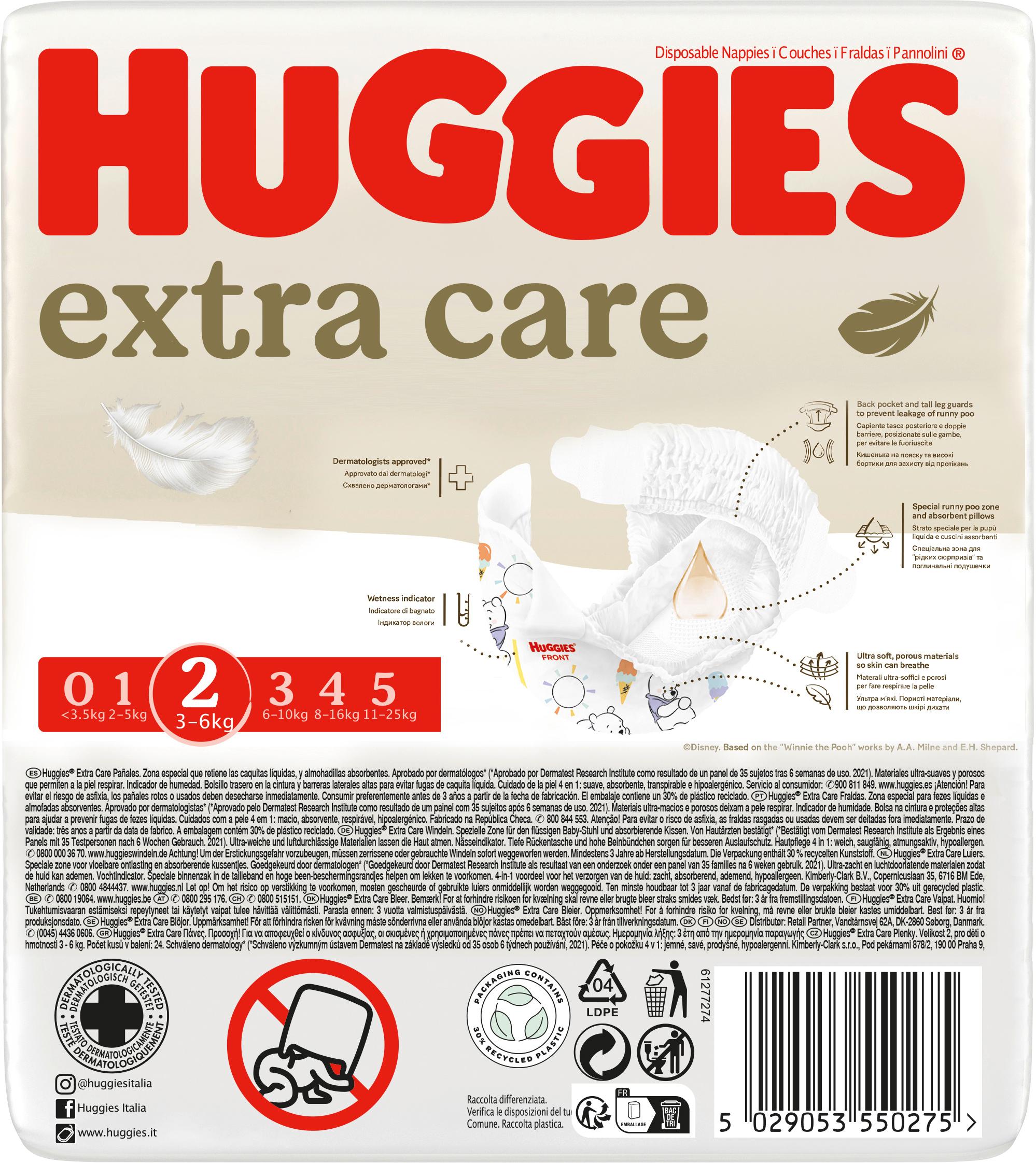 Produktbild Huggies®  Newborn Windeln Extra Care Disney Gr. 2 (3-6 kg) 2 von 8