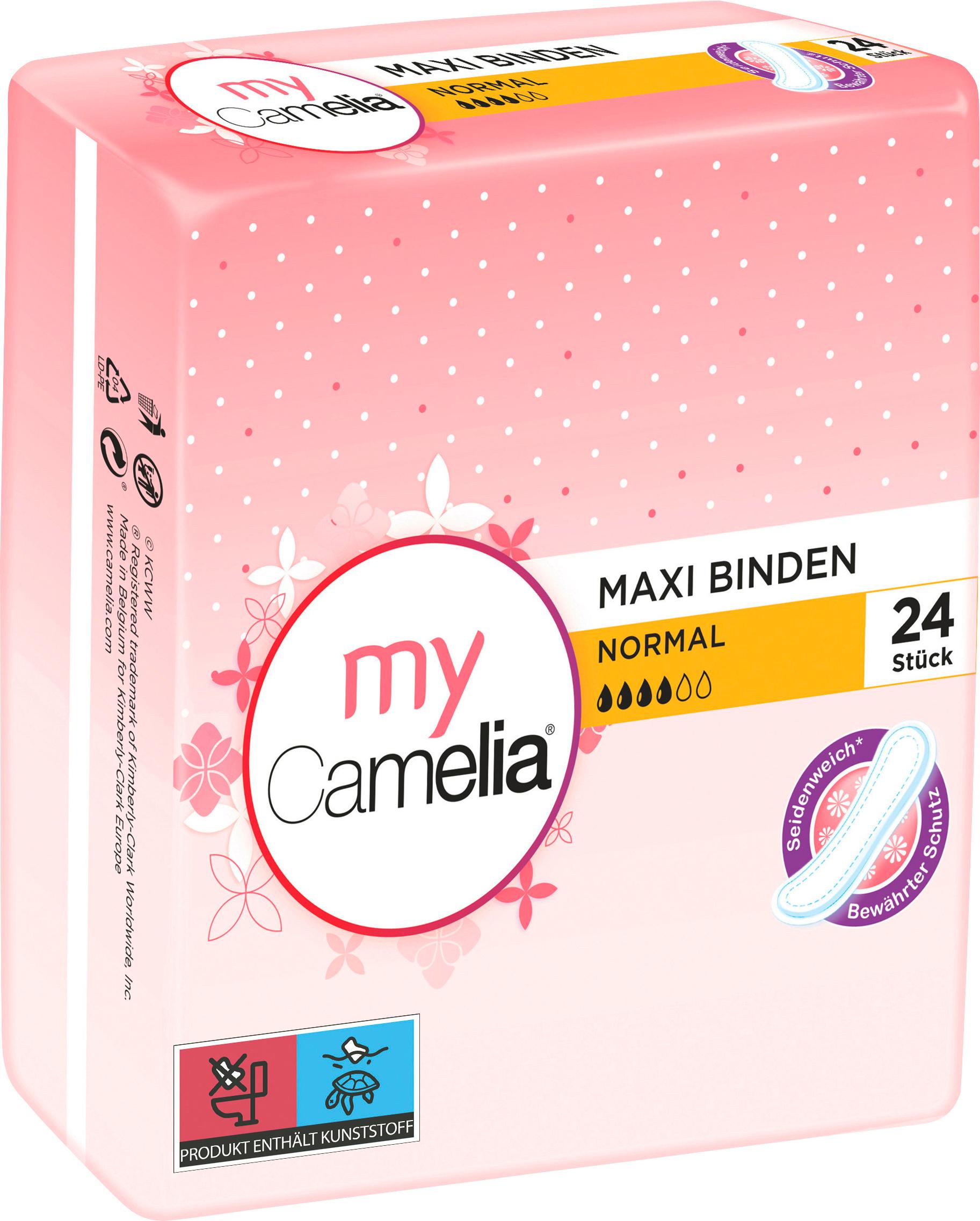 Produktbild CAMELIA MAXI BINDE NORMAL 24ER 4 von 5