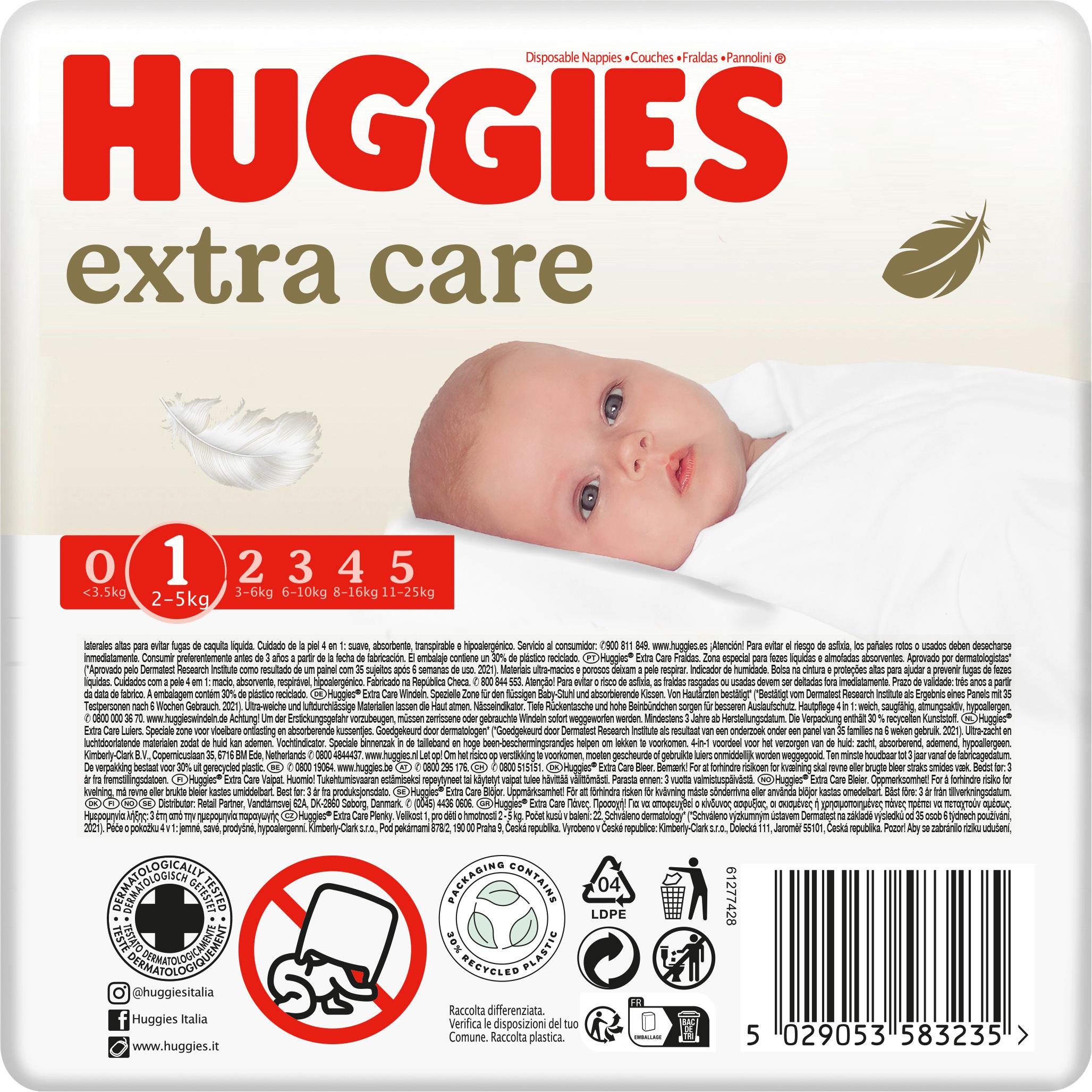 Produktbild Huggies®  Newborn Windeln Extra Care Disney Gr. 1 (2-5 kg) 2 von 9