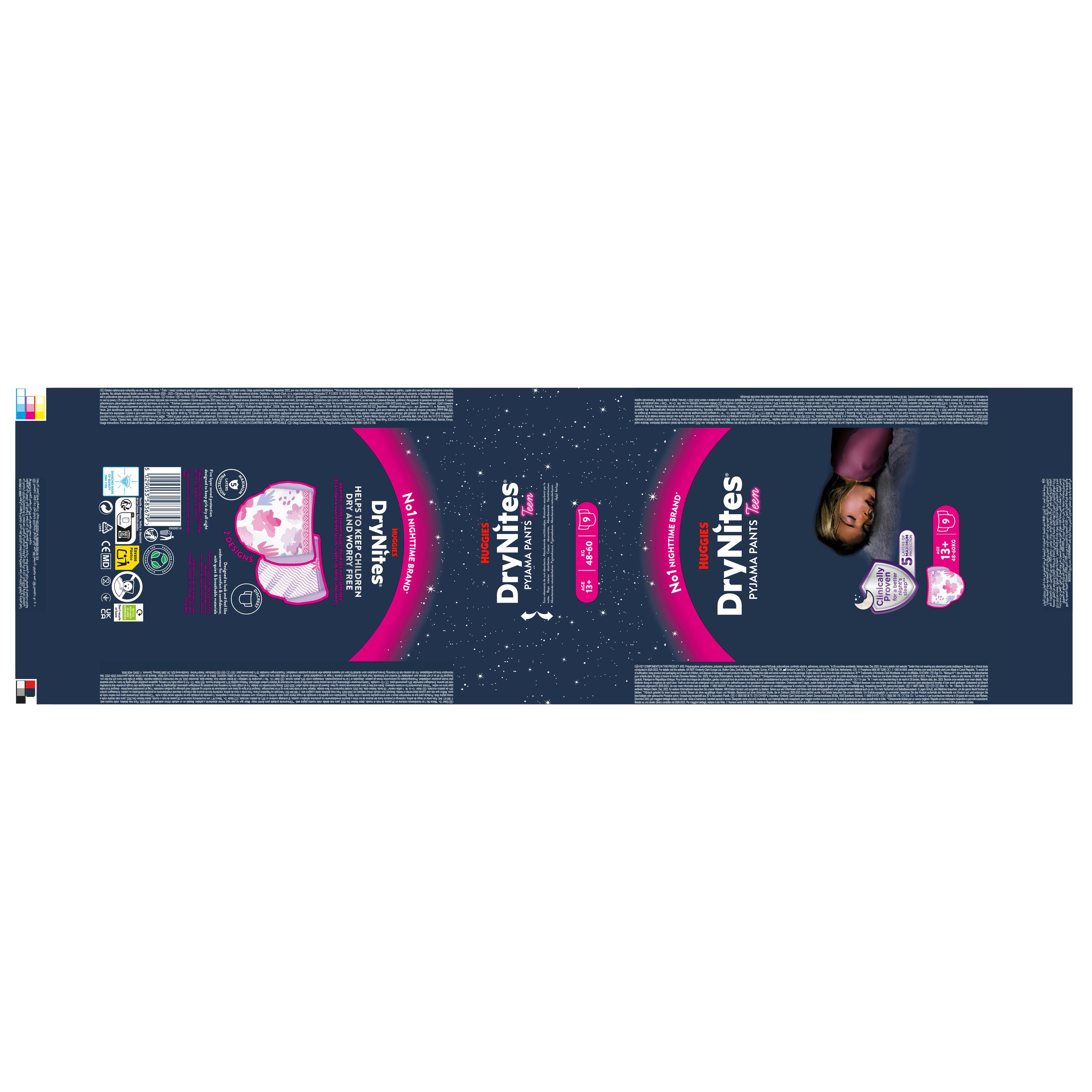 Produktbild Huggies Dry Night Pyjama Pants Teen 3 von 9