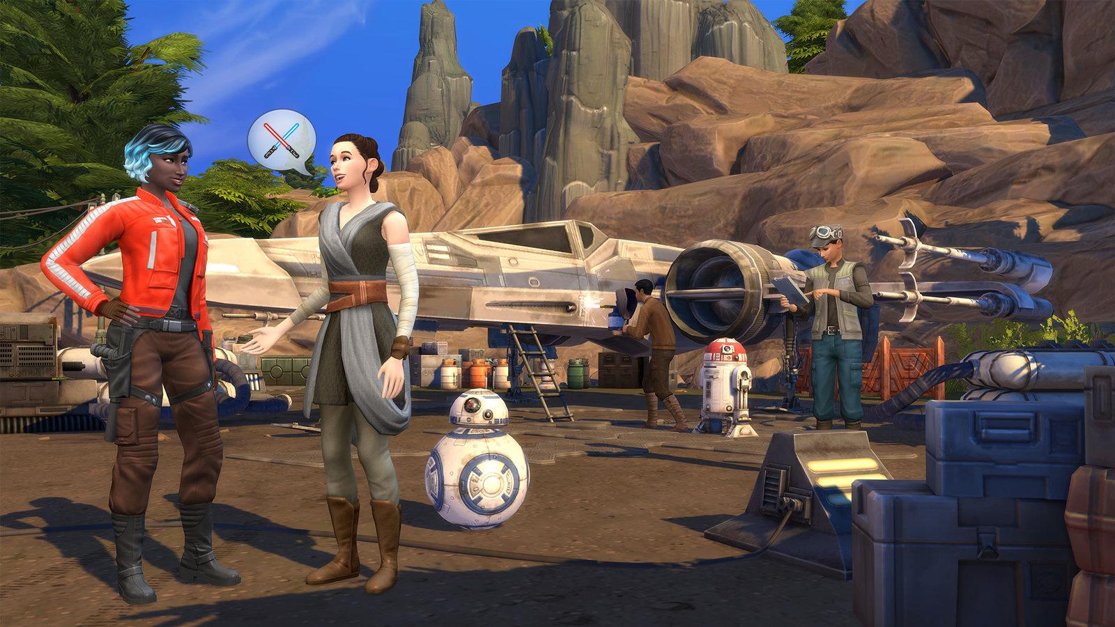 Produktbild Die Sims 4 + Star Wars: Reise nach Batuu Add-On (CIAB) Bundle 5 von 6