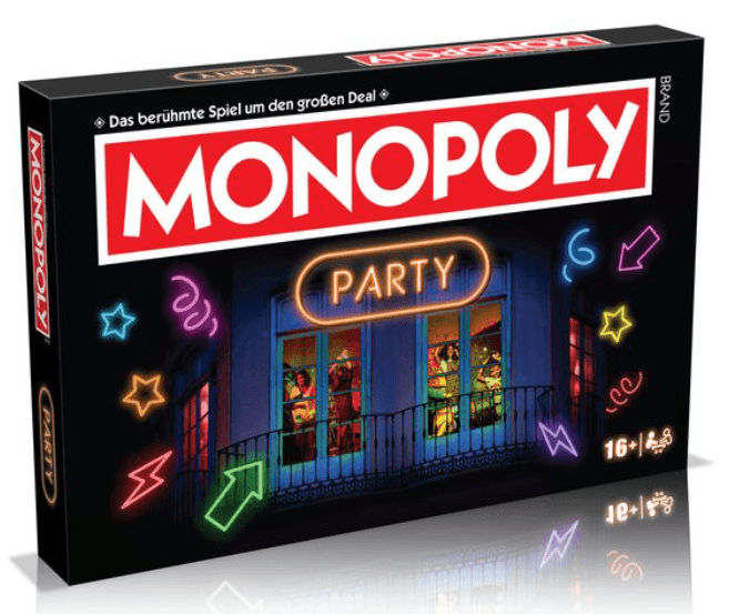 Winning Moves - Monopoly Party – Das schnelle Partyspiel für die ganze Familie!