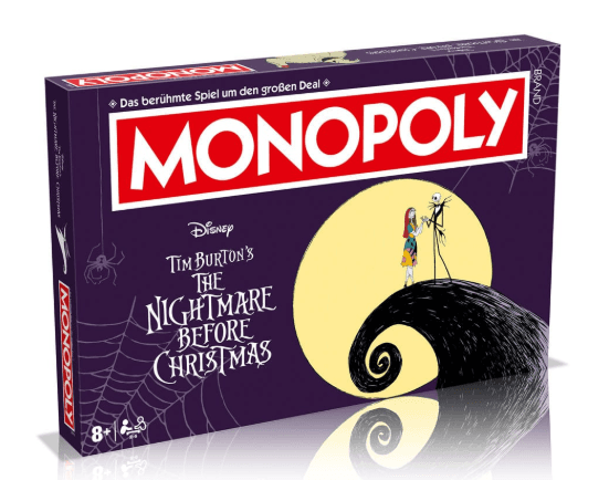 Winning Moves - Monopoly Brettspiel Nightmare Before Christmas *Deutsche Version*