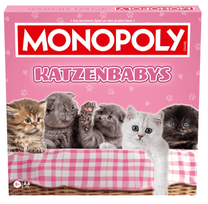 Winning Moves - Monopoly Brettspiel Katzenbabys *Deutsche Version*