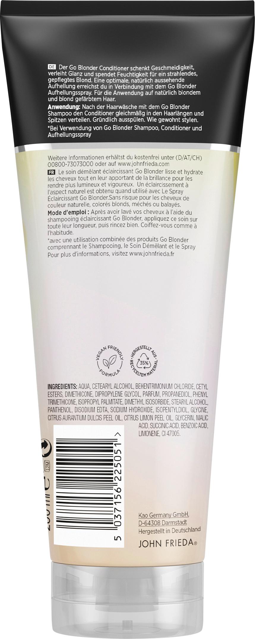 Produktbild John Frieda Go Blonder Aufhellender Conditioner 250ml 2 von 2