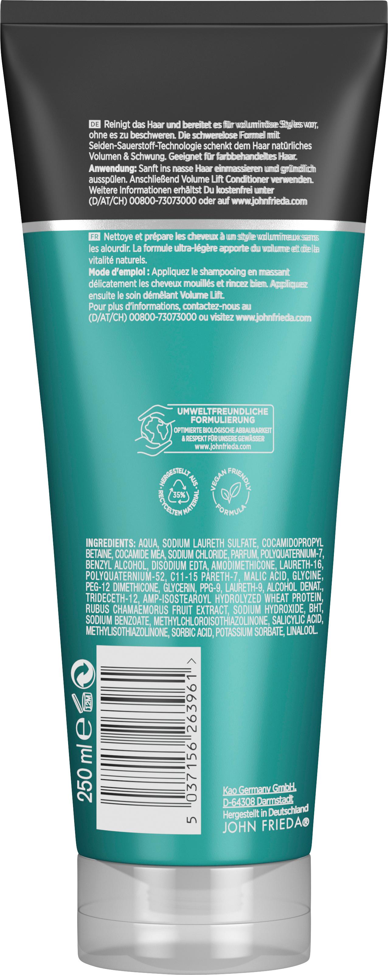 Produktbild John Frieda Volume Lift Nicht beschwerendes Shampoo 250ml 2 von 2