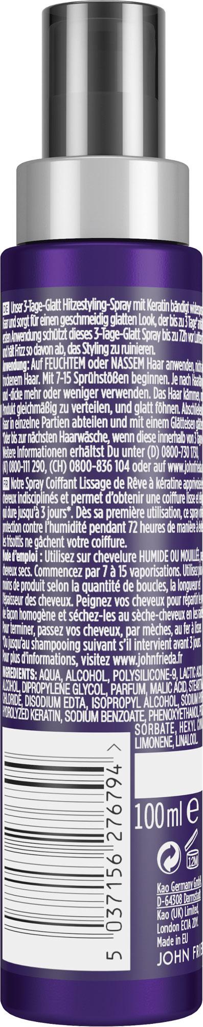 Produktbild John Frieda Frizz Ease 3-Tage-Glatt Styling Spray 2 von 2