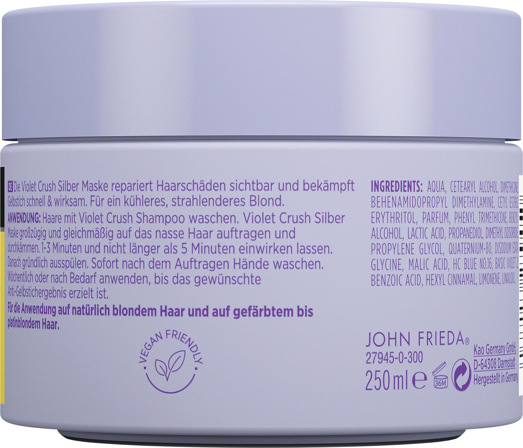 Produktbild JohnFrieda Violet Crush Silber Maske 2 von 2