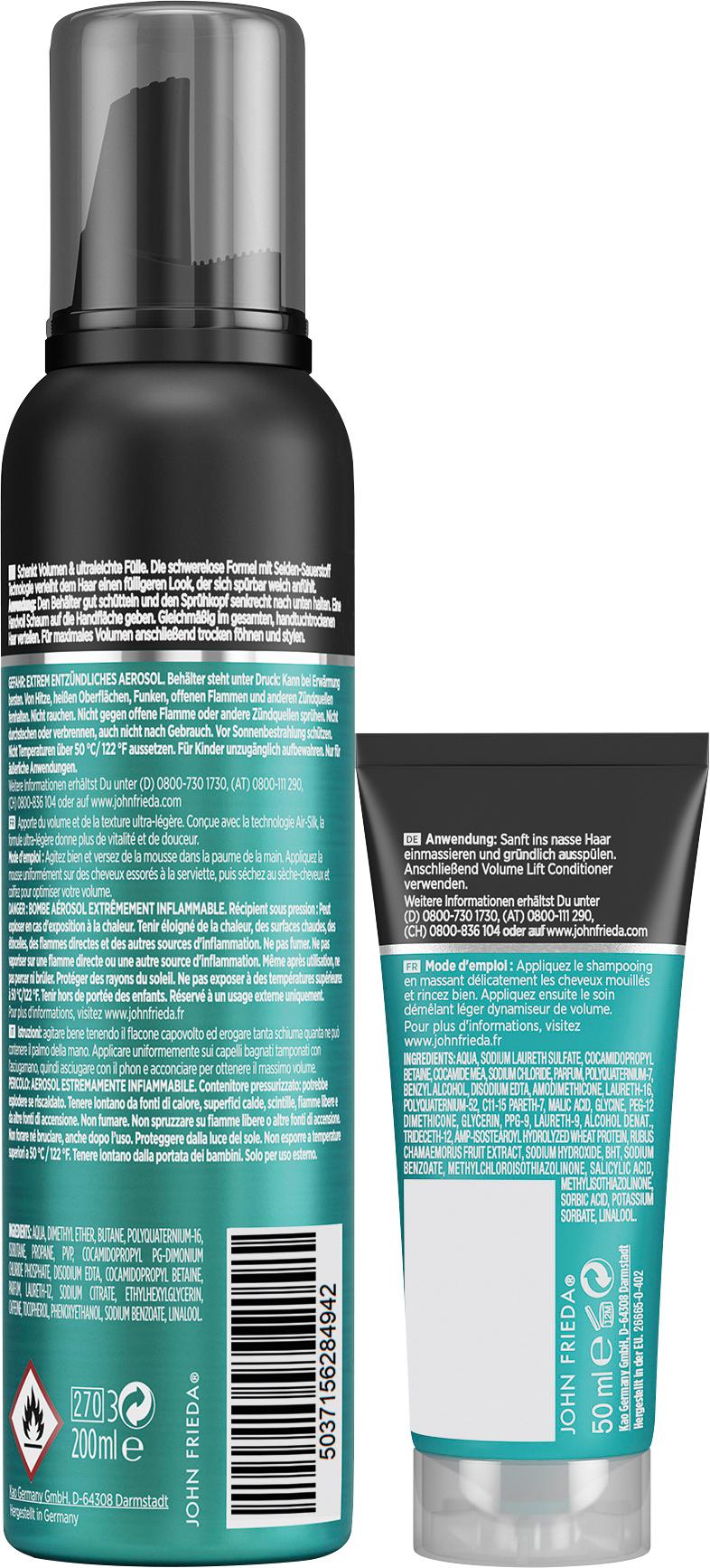 Produktbild John Frieda Volume lift Mousse 2 von 2