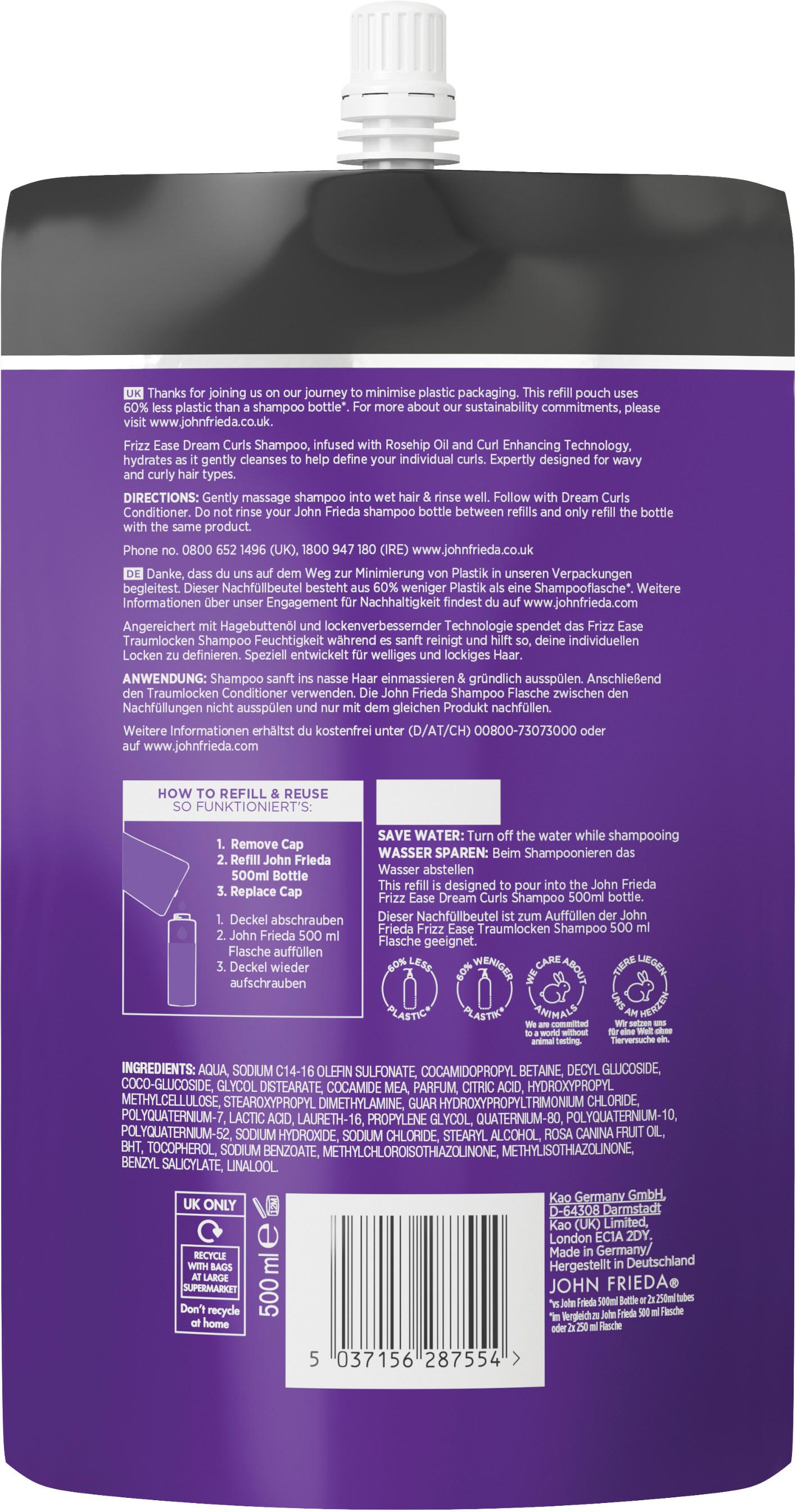 Produktbild John Frieda Shampoo Frizz ease Dream Curls Refill 2 von 2
