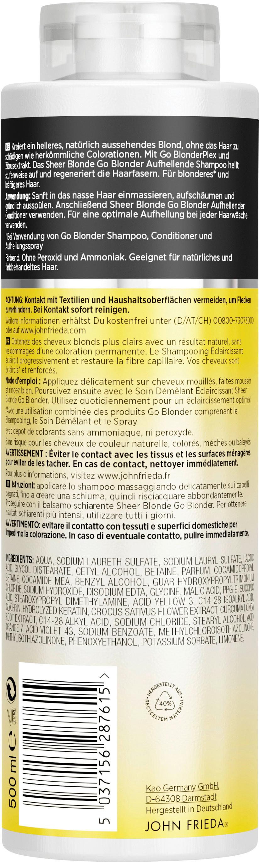 Produktbild JOHN FRIEDA Go Blonder Shampoo 2 von 2
