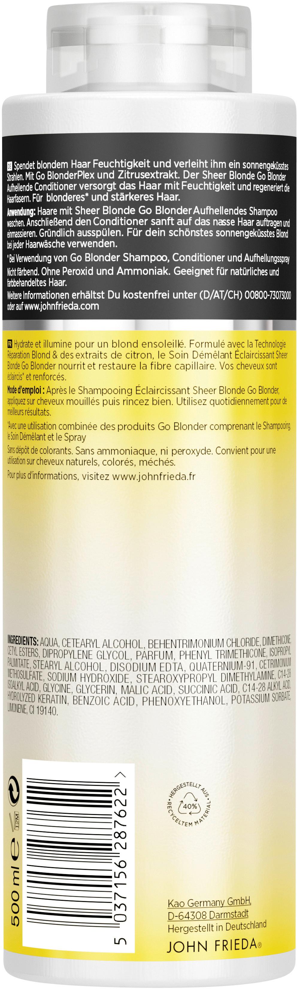 Produktbild JOHN FRIEDA Go Blonder Conditioner 2 von 2