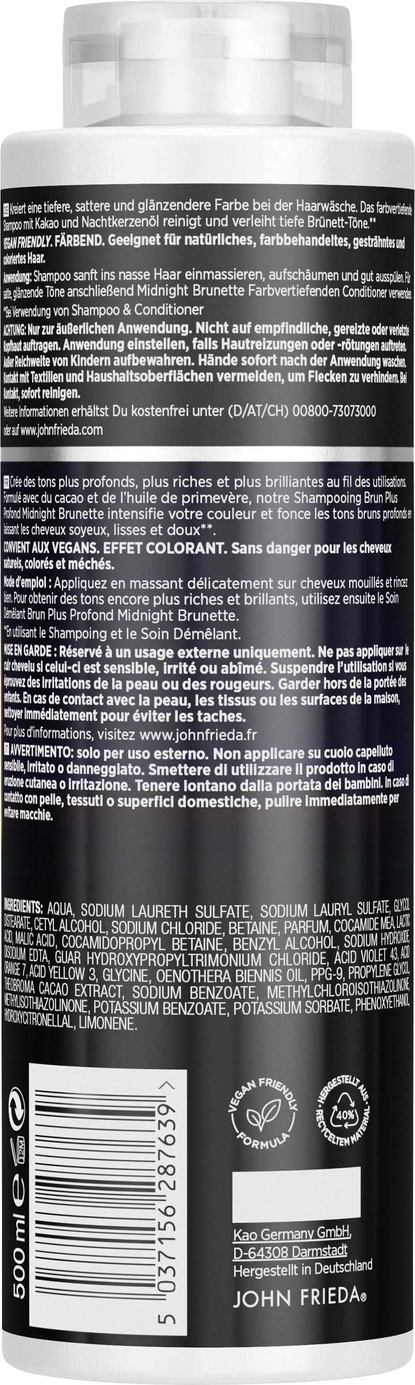 Produktbild John Frieda Midnight Brunette Farbvertiefendes Shampoo 2 von 2