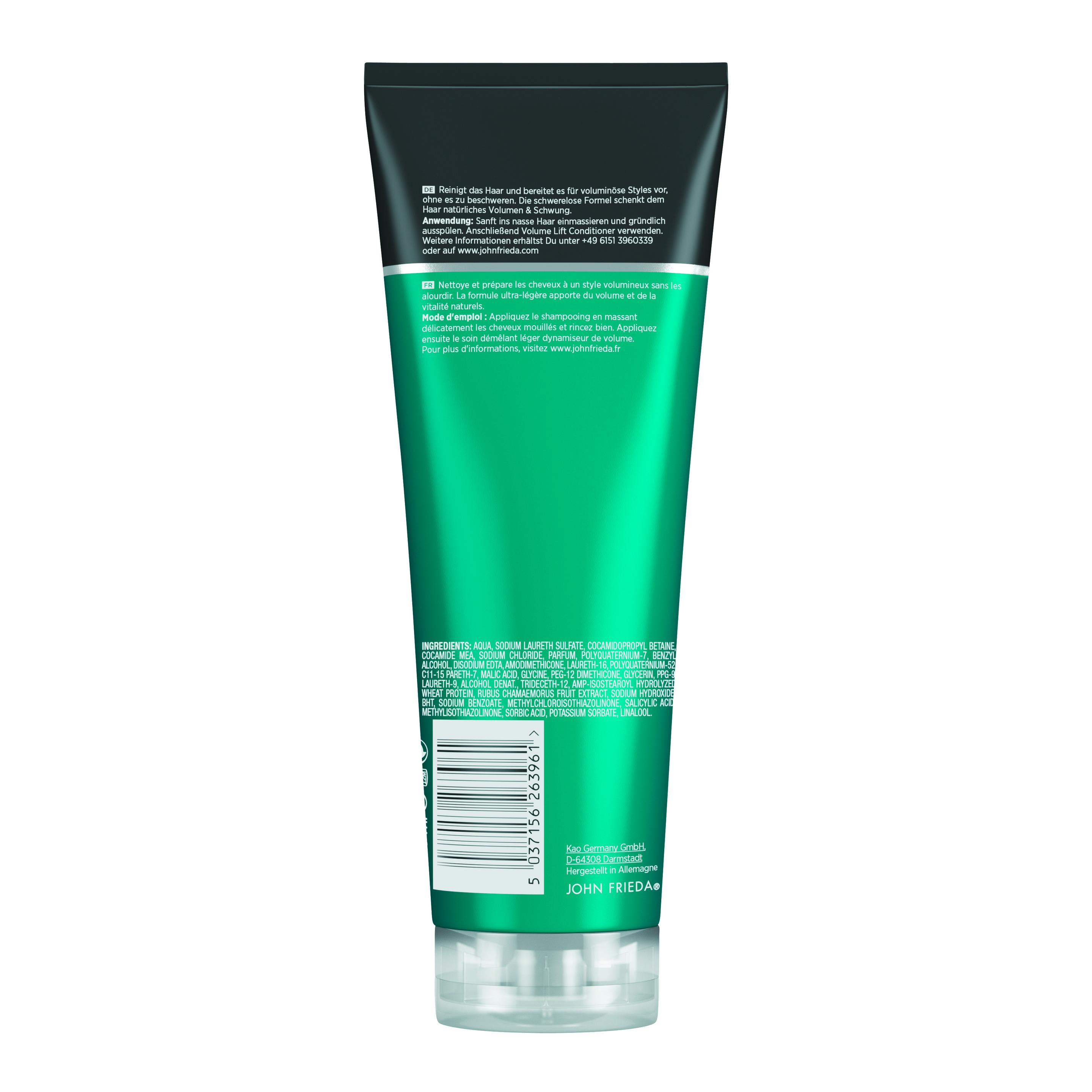 Produktbild John Frieda VOLUME lift Nicht beschwerendes Shampoo 2 von 2