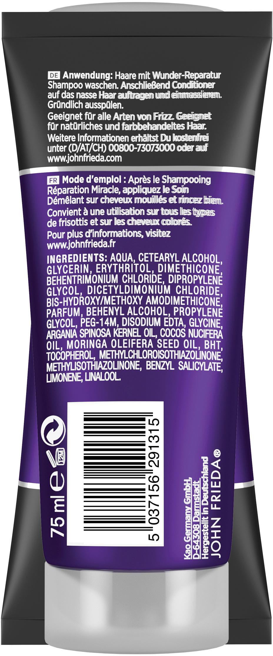 Produktbild JOHN FRIEDA Frizz Ease Duo Wunder-Reparatur Shampoo + Condtioner 2 von 2