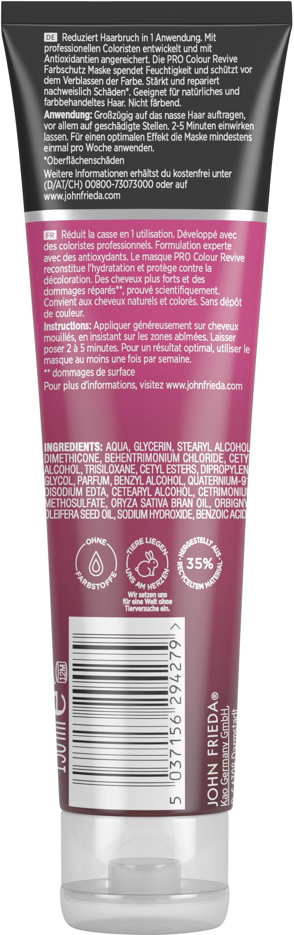 Produktbild John Frieda Pro Colour Revive Farbschutz Maske 2 von 2