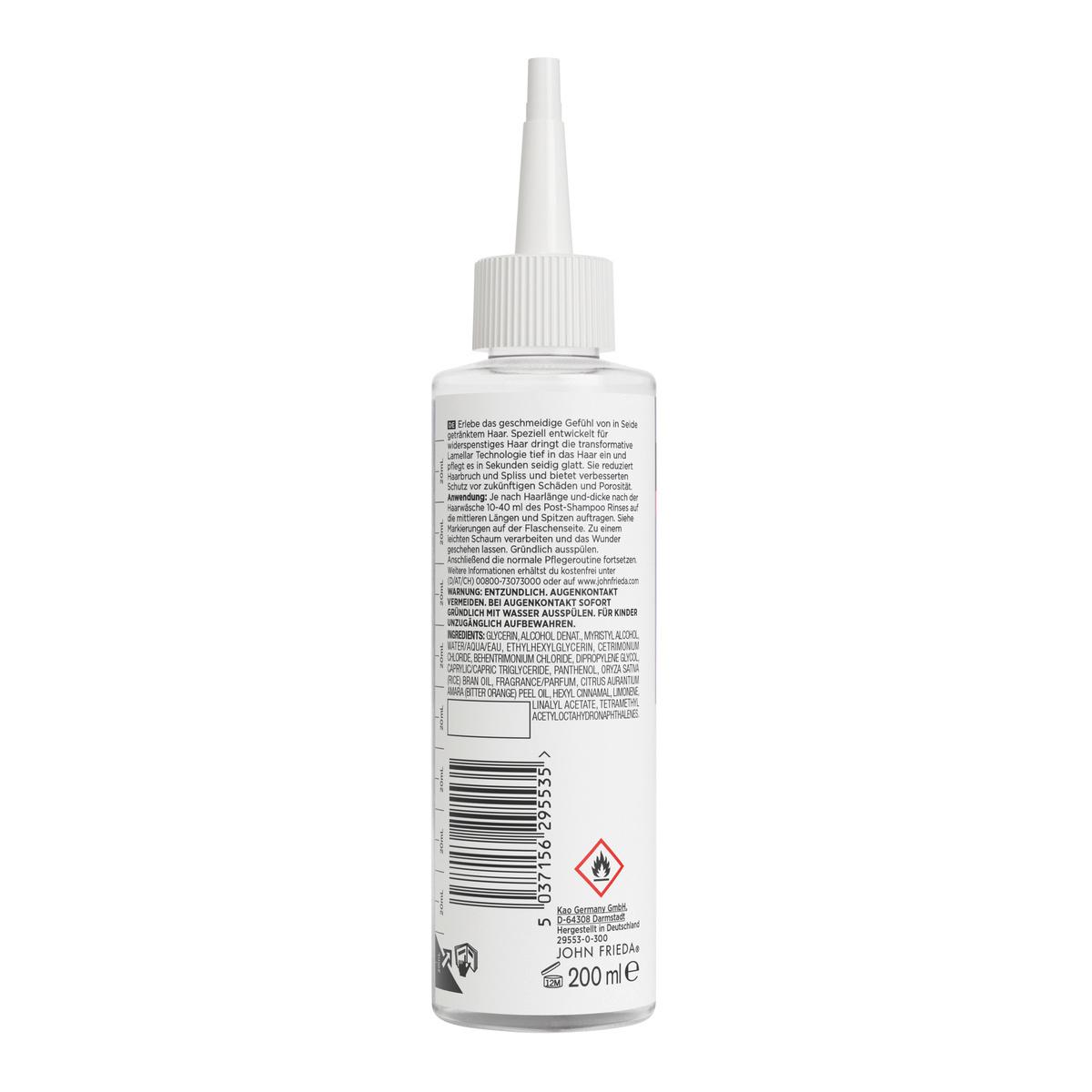Produktbild JOHN FRIEDA FRIZZ ease Wunder Reparatur Silk Drench Smoothing Water 2 von 2