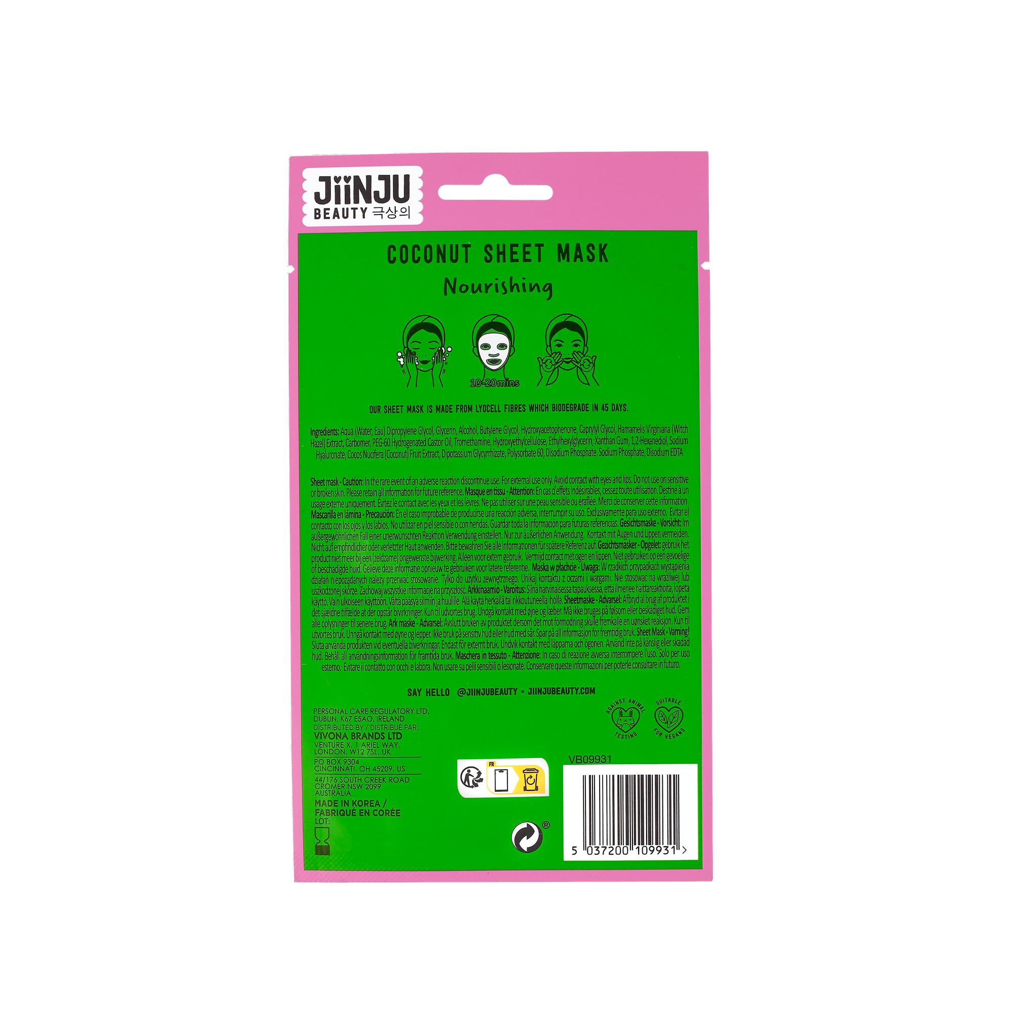 Produktbild JIINJU Nourishing Coconut Sheet Mask 3 von 3