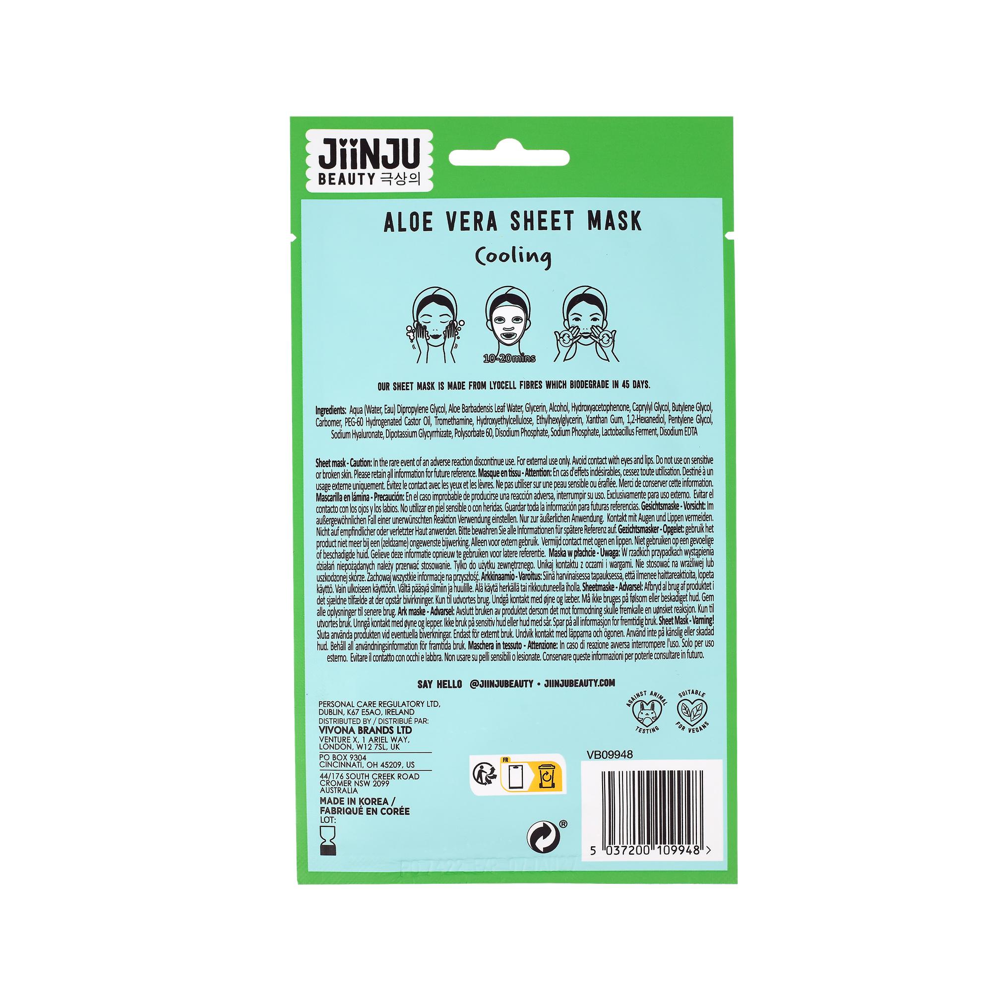 Produktbild JIINJU Cooling Aloe Vera Sheet Mask 3 von 3
