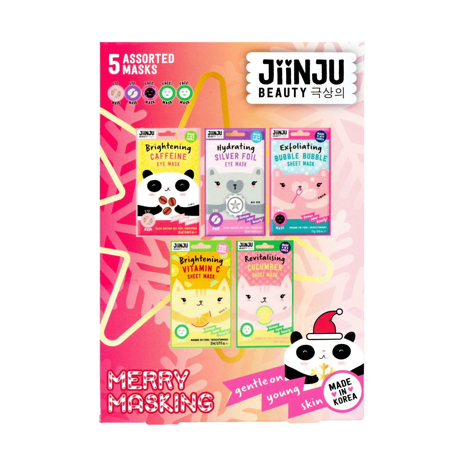 JIINJU Merry Masking Set Geschenkpackung
