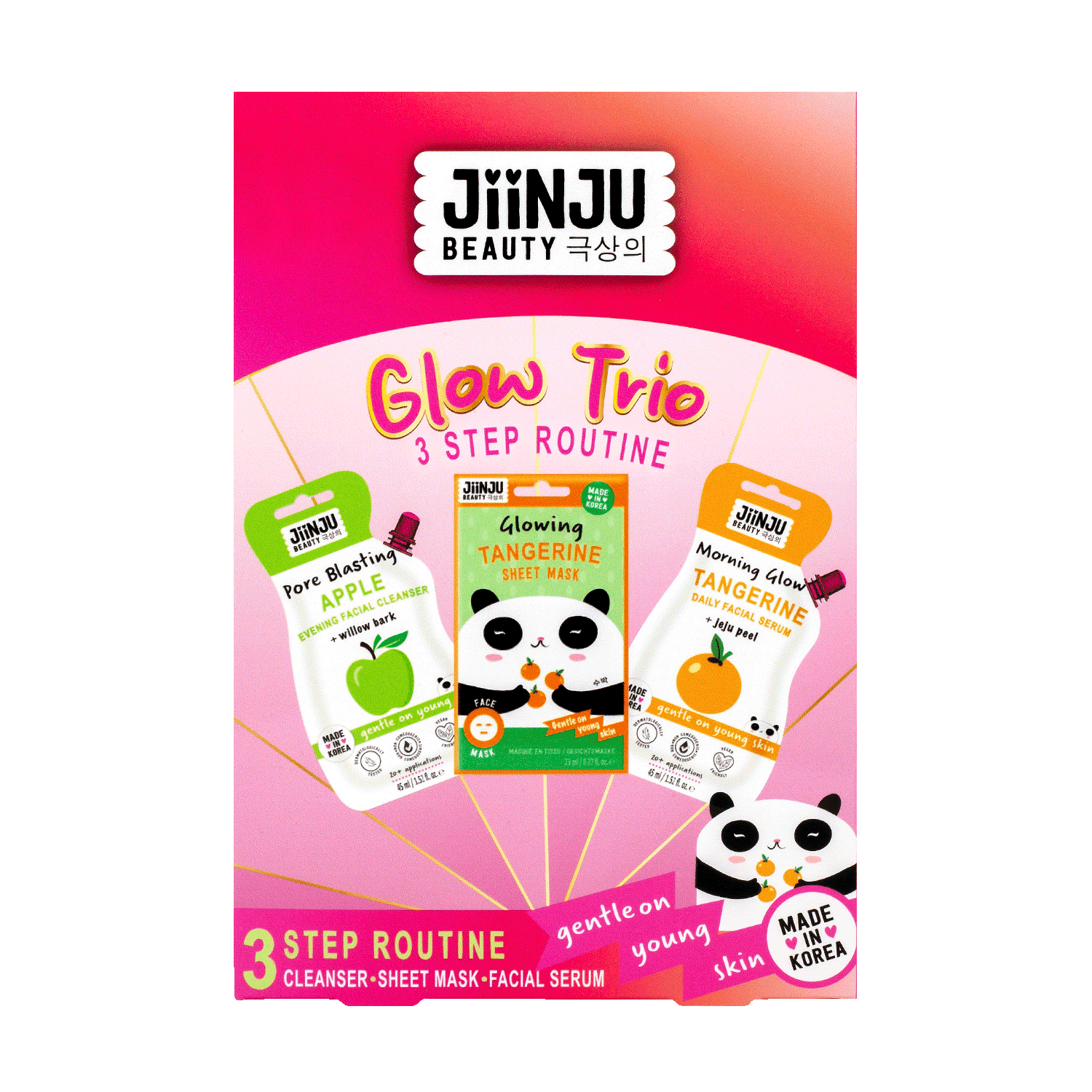 JIINJU Glow Trioset Geschenkpackung