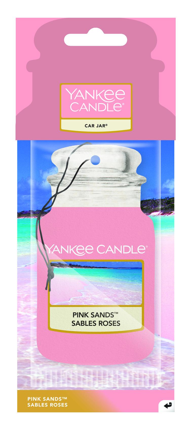 Yankee Candle Car Jar Paper Pink Sands
